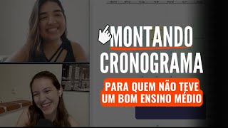 Montando o cronograma ENEM da Laura Para quem não teve ensino médio bom 📚 [upl. by Aznarepse628]