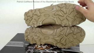 BLACKHAWK Warrior Wear Desert Ops Boots by Patriot Outfitters [upl. by Aneahs]