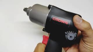 Review pistola de impacto neumatica Crown modelo CT38113 [upl. by Vallo]