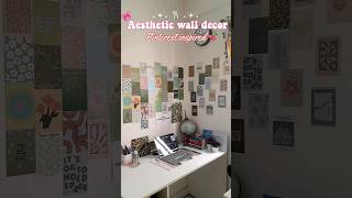 Aesthetic Wall decor  Pinterest inspired  Posters  Room decor  youtubeshorts [upl. by Asiled405]