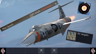 The American Supersonic Pencil That Outruns Missiles  F104Aexe  War Thunder [upl. by Adiela458]