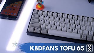 My first mechanical keyboard build KBDfans TOFU 65 KBD67 rev2 and Aliaz 80g [upl. by Ylliw]