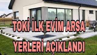 Toki İlk Evim Konya Merkez Müstakil Arsa Projesi Yerleri Belli Oldu [upl. by Yrennalf268]