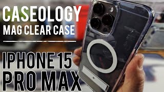 Caseology Capella Mag Clear Case for iPhone 15 Pro Max [upl. by Ninetta]