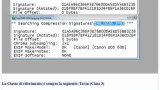 VIDEO DIDATTICO Sul Corretto Utilizzo di JPEGsnoop [upl. by Aiduan]