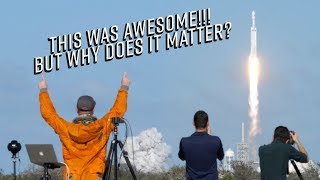 Why does Falcon Heavy matter Why put a Tesla in space Behind the scenes of Falcon Heavy [upl. by Siddra342]