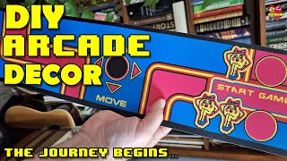 DIY Arcade Decor  Ms PacMan Wall Decor with Working Audio [upl. by Nedrah829]