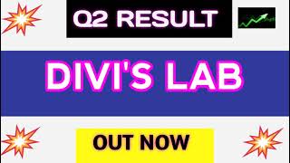 DIVIS LAB Q2 RESULT 2025  DIVIS Lab Q2 Result Out  Divis Lab Q2 Result Out today [upl. by Enomahs584]