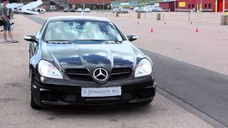 MercedesBenz SLK55 AMG Black Series 1 of 100 fly bys and acceleration [upl. by Parhe]