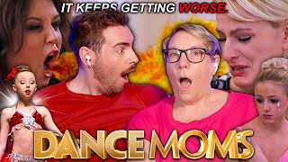 Reacting to STRESSFUL Dance Moms episodes with MY DANCE MOM part 7 [upl. by Darcey]