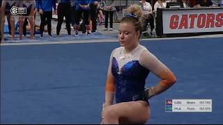 Jazmyn Foberg Florida  Floor Exercise 9800  LSU at Florida 2018 [upl. by Durtschi762]