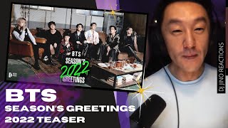 DJ REACTS to KPOP  BTS SEASON’S GREETINGS 2022 TEASER [upl. by Eppesuig]