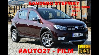 AUTO27​  SPRZEDANA TEST DACIA SANDERO STEPWAY DCI 90KM Automat 2017r TOP [upl. by Nuhs]