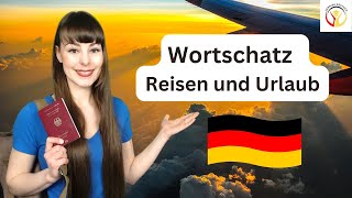 German class  Wortschatz  Grammatik Reisen und Urlaub learngerman deutschlernen german [upl. by Ellenod]