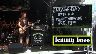 MOTÖRKID  LEMMY BASS ATTACK  GARAGEDAY RAMSEN 2024  MOTÖRHEAD COVER [upl. by Kylynn]