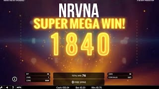 NRVNA slot by NetEnt  Super Big Win  Real Money Play  netentcasinosreviews [upl. by Sierra595]