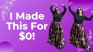 How to Make a Ball Gown Skirt for 0 in less than 8 hours [upl. by Pretrice]