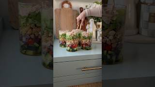 Easy salad ideas 🥗 shorts saladrecipe lunchboxpacking asmrfood amazongadgets lunchideas [upl. by Watts809]