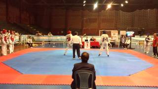 Final TK5 1º TORNEO 2017 Federacion Metropolitana de Taekwondo [upl. by Eahs]