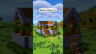 Minecraft Survival Starter House 🏠 minecraft [upl. by Forrester219]