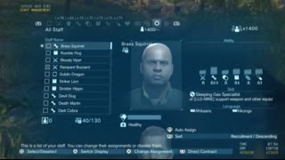 MGS5 How to get Sleeping Gas Specialist Phantom Pain [upl. by Naryb]