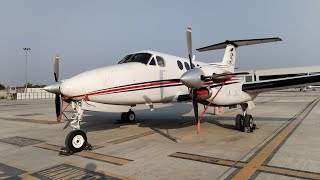 B200 Aircrafts phase check break bleeding amp filter change Delhi Airport saifijuber saifijuber [upl. by Gerdy]