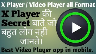 x player  how to use x player all format video player all format for android [upl. by Anaer380]