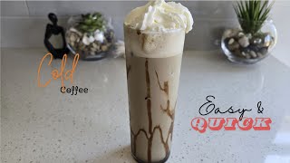 Cold Coffee Recipe  How to Make Cold Coffee  Easy amp Quick Recipe [upl. by Irik]