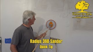 Radius 360 Sander  Quick Tip [upl. by Kcirdneked]