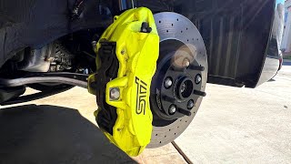 First Time Installing Wheel Spacers  Torque Solution WRX STI  4enthusiasts [upl. by Naji]