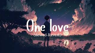 One Love  SlowedReverb  Shubh [upl. by Courtund]