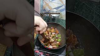 In my Kitchen Chili chicken for dinner 🍽️ ytshort shortvideo shorts [upl. by Nosreip895]