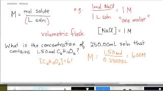 Molarity and Dilution Calculations [upl. by Rudolf]