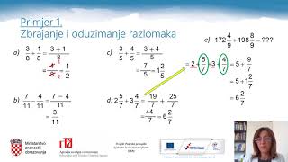 Matematika 7r OŠ  Zbrajanje i oduzimanje racionalnih brojeva 1dio [upl. by Imoin]