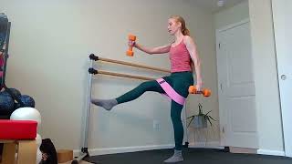 My Barre Fitness Practice  August 6 2024 elenasbarre [upl. by Betta]