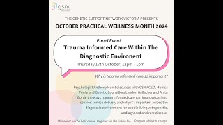 OPWM 2024 Trauma Informed Care Within The Diagnostic Environment [upl. by Timoteo]