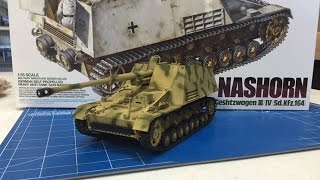 Building the Tamiya 135 German Nashorn [upl. by Ennoira]