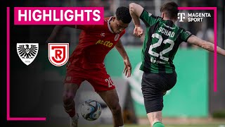 SC Preußen Münster  SSV Jahn Regensburg  Highlights 3 Liga  MAGENTA SPORT [upl. by Amikat137]