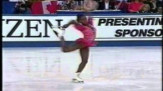 Surya Bonaly FRA  1996 World Figure Skating Championships Ladies Short Program [upl. by Yrocaj]