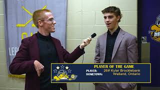 Dunnville Jr Mudcats Rookie Kyle Brocklebank interview with Kyle Chambers on his Birthday [upl. by Vyky737]