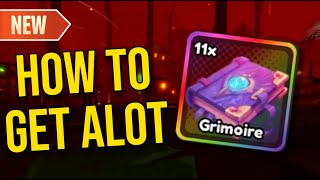 HOW TO GET ALOT OF GRIMOIRES IN ANIME LAST STAND UPDATE [upl. by Rosco]