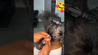 Cute and simple hairstyles for all types of hair 😍😘👌tiktok braids youtube lipglos makeupforyou [upl. by Ttevi288]