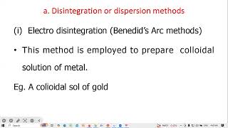 Preparation of lyophobic colloidsCHEM201BSc second year [upl. by Nivets]