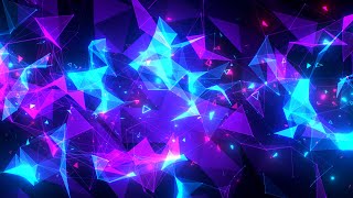 Geometric Bright Triangular Background video  Footage  Screensaver [upl. by Fabyola659]