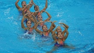 Synchronised Swimming Team Tech Gold  Singapore [upl. by Jamill]