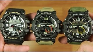 CASIO MUDMASTER GG10001A VS GG10001A3 VS GG10001A5 [upl. by Quirita160]