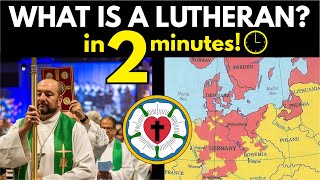 Lutherans Explained in 2 Minutes [upl. by Rape]