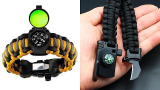 TOP 7 BEST PARACORD SURVIVAL BRACELETS 2020 [upl. by Bakerman]