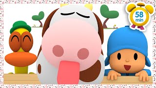 🐮 POCOYO DEUTSCH  Die Milchkuh  58 minuten   CARTOONS und SERIEN für KINDER [upl. by Dnalsor366]