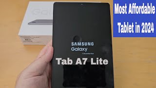 SAMSUNG GALAXY TAB A7 LITE MOST AFFORDABLE SAMSUNG TABLET in 2024 HD 1080p [upl. by Sven622]